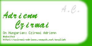 adrienn czirmai business card